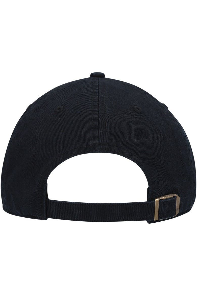 Men's '47 Black Los Angeles Chargers Team Tonal Clean Up Adjustable Hat, Alternate, color, Black