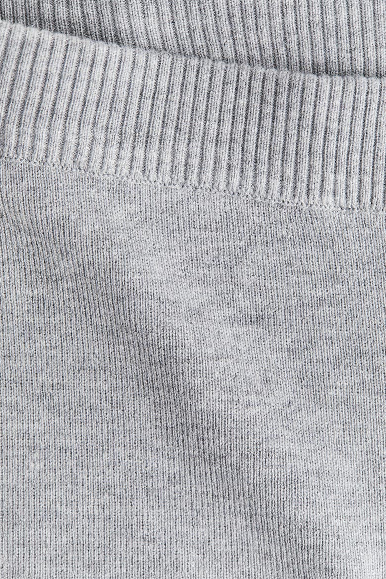 Fine-knit Trousers, Alternate, color, Gray melange