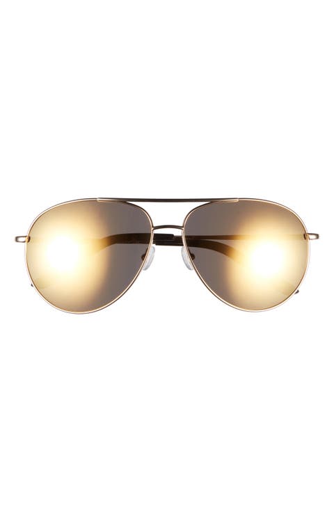 Chance 61mm Mirrored Aviator Sunglasses