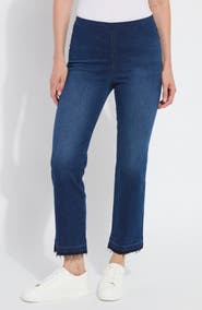 Lysse High Waist Baby Bootcut Ankle Jeans