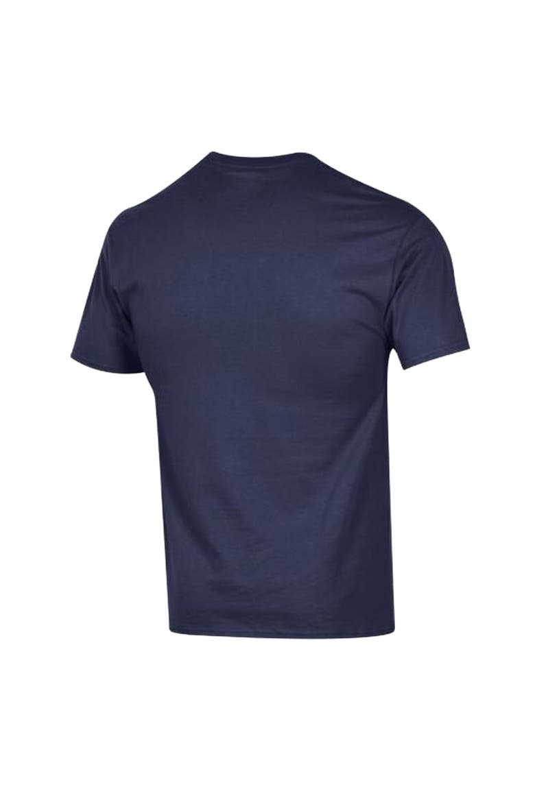 Men's Champion Navy Houston Texans Arch Over Logo T-Shirt, Alternate, color, Navy