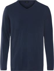 HANRO Night & Day Cotton and TENCEL V-Neck Top