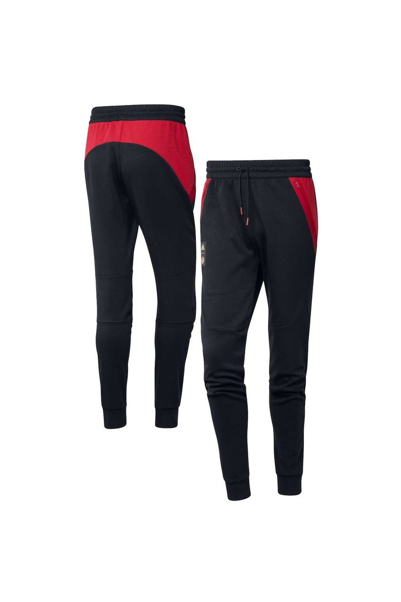 Men's adidas Black Atlanta United FC 2023 Player Club Travel Pants, Main, color, Black