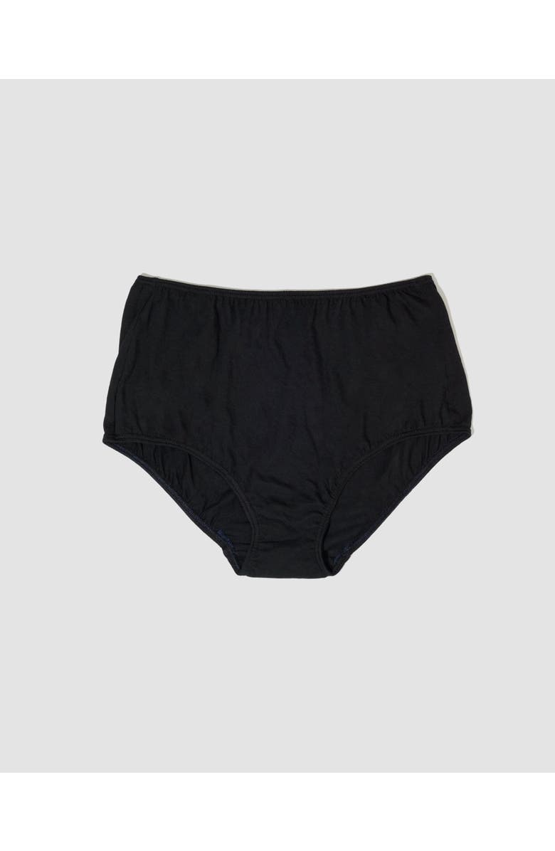 ODDOBODY Organic Cotton Mid-rise Brief, Main, color, Midnight