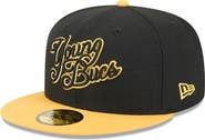 New Era Men's New Era  Black Indianapolis Indians Theme Nights 59FIFTY Fitted Hat
