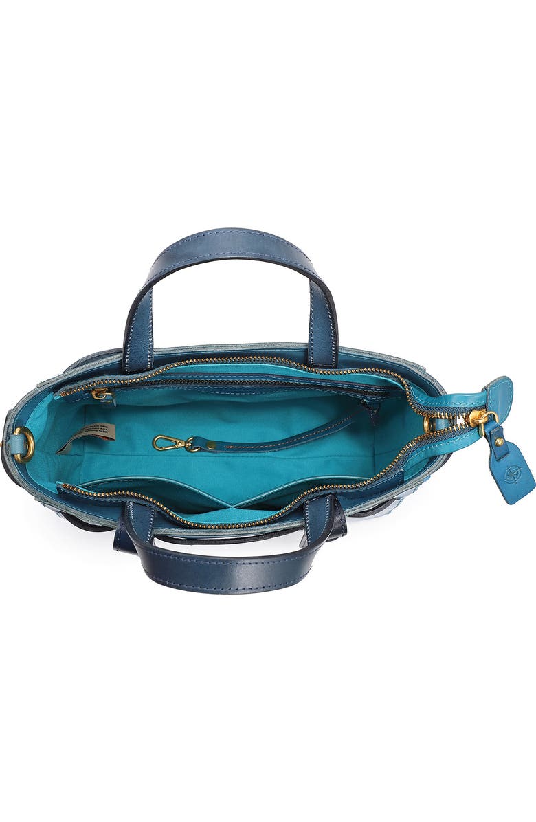 OLD TREND Westland Leather Mini Tote, Alternate, color, Turquoise