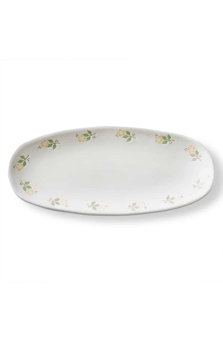 tag Cozy Cocoon Multi Stoneware Oval Platter 11.65 x 5 x 1 in, Main, color, White