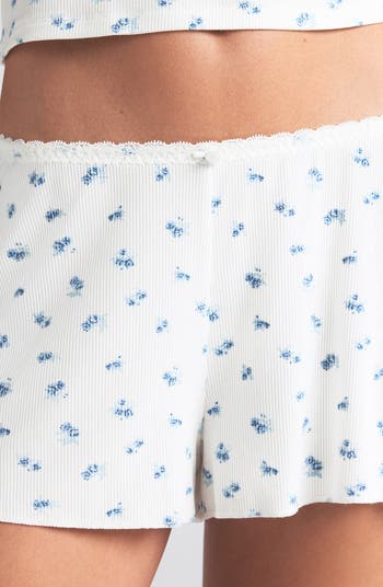 Soft Lounge Lace Short Pajamas