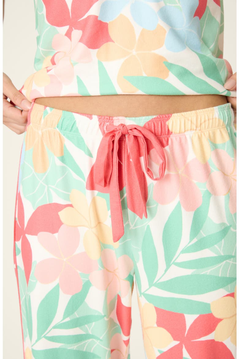 The Coastal Club Jersey Pajama Pants, Alternate, color, GREEN MULTI