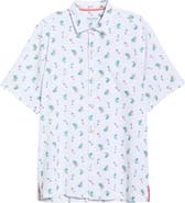 Tommy Bahama Coastal Ease Fiesta Fizz Cocktail Print IslandZone® Short Sleeve Button-Up Shirt