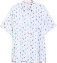 Tommy Bahama Coastal Ease Fiesta Fizz Cocktail Print IslandZone® Short Sleeve Button-Up Shirt