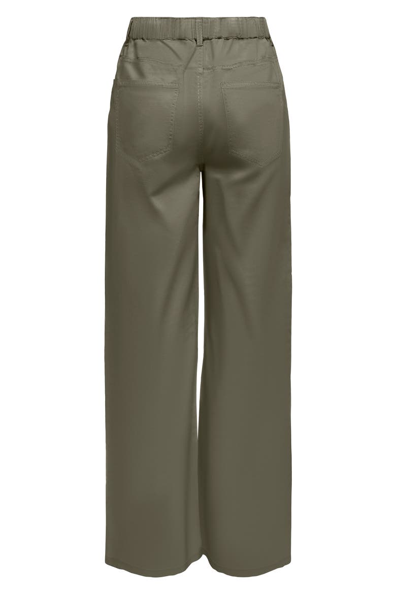 Onsilla Pull-On Wide Pants, Alternate, color, KALAMATA