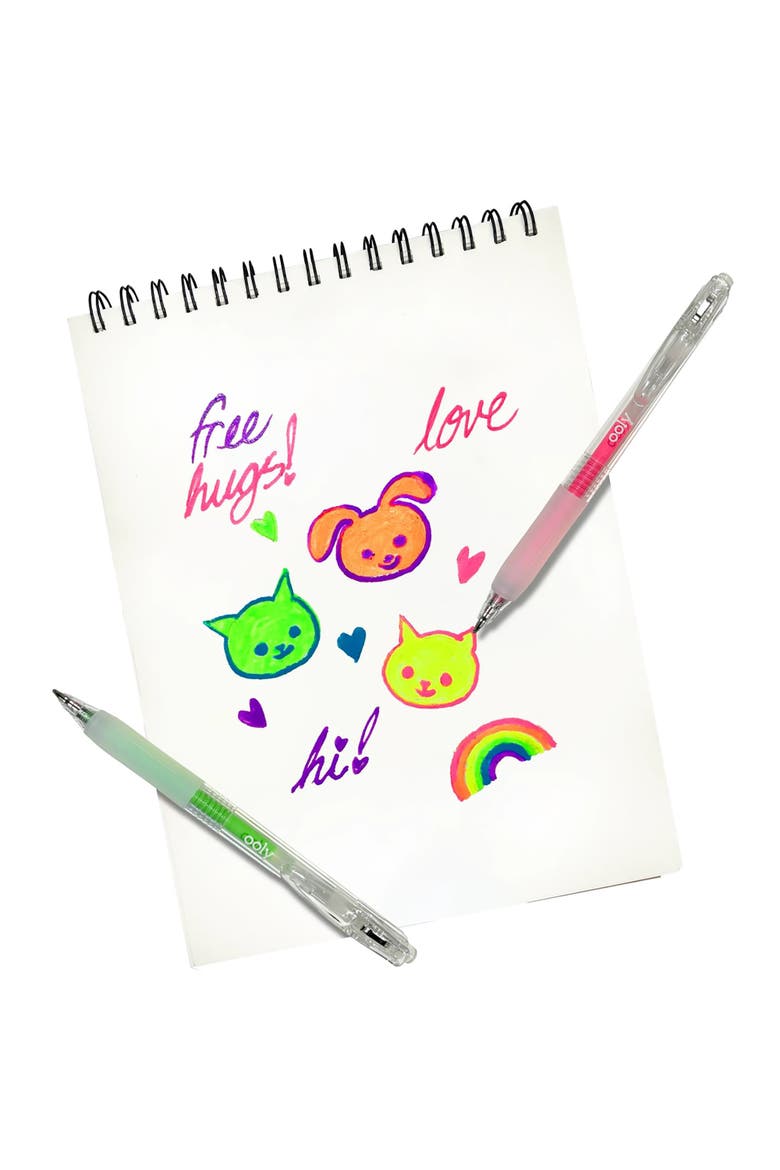 Jelly Gloss Deco Gel Pens 6 Count Color Set, Alternate, color, Multicolored