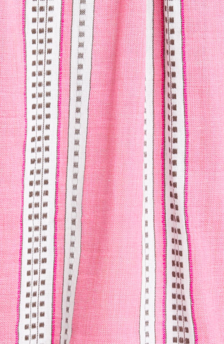 lemlem Amira Stripe Cotton Blend Cover-Up Dress, Alternate, color, 