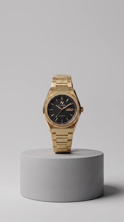 Ascend Sphinx 03 42MM Automatic Watch In Brushed Gold