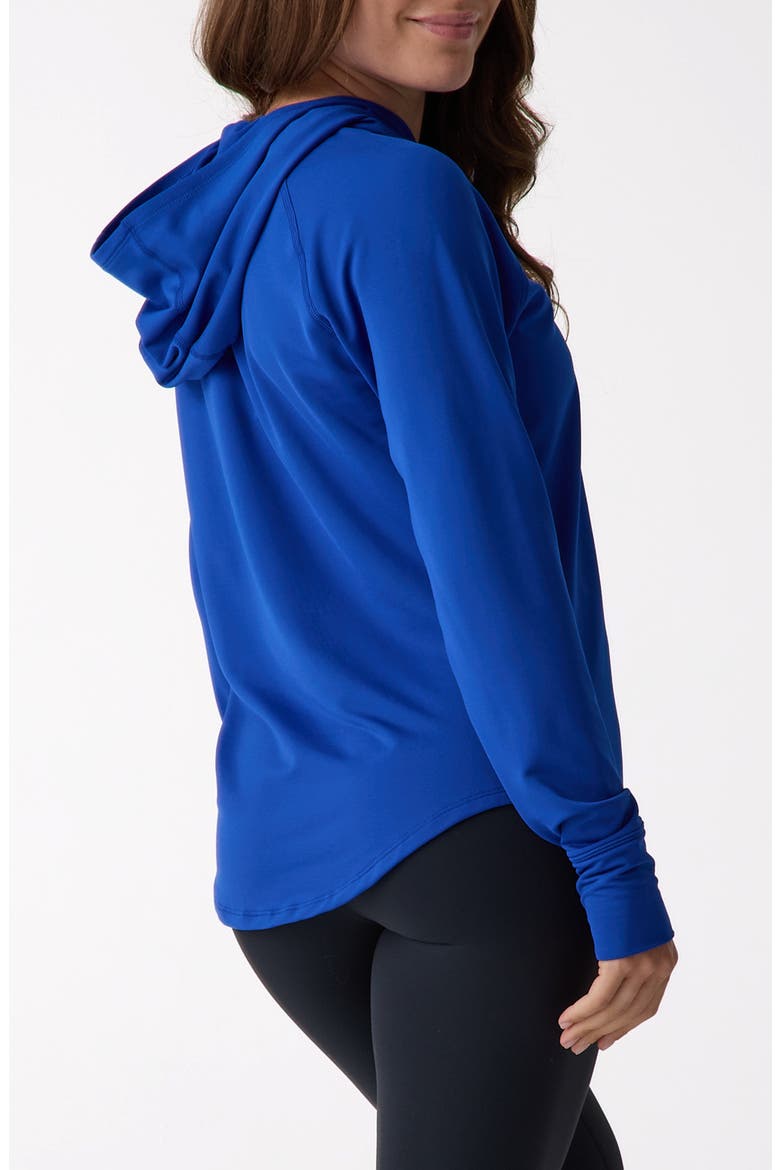 Layering Hoodie Women's, Alternate, color, Rally Royal Blue