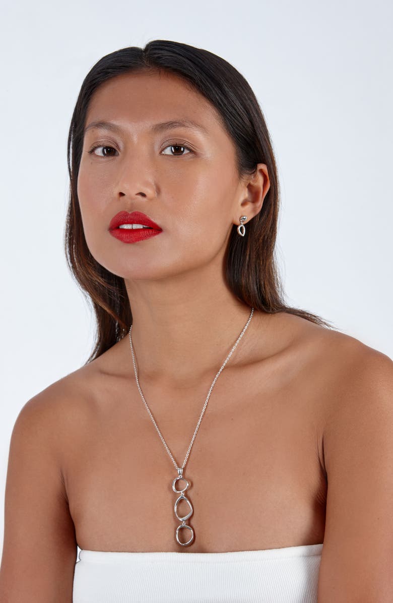 Lucy Quartermaine Volcan Necklace, Alternate, color, Sterling Silver