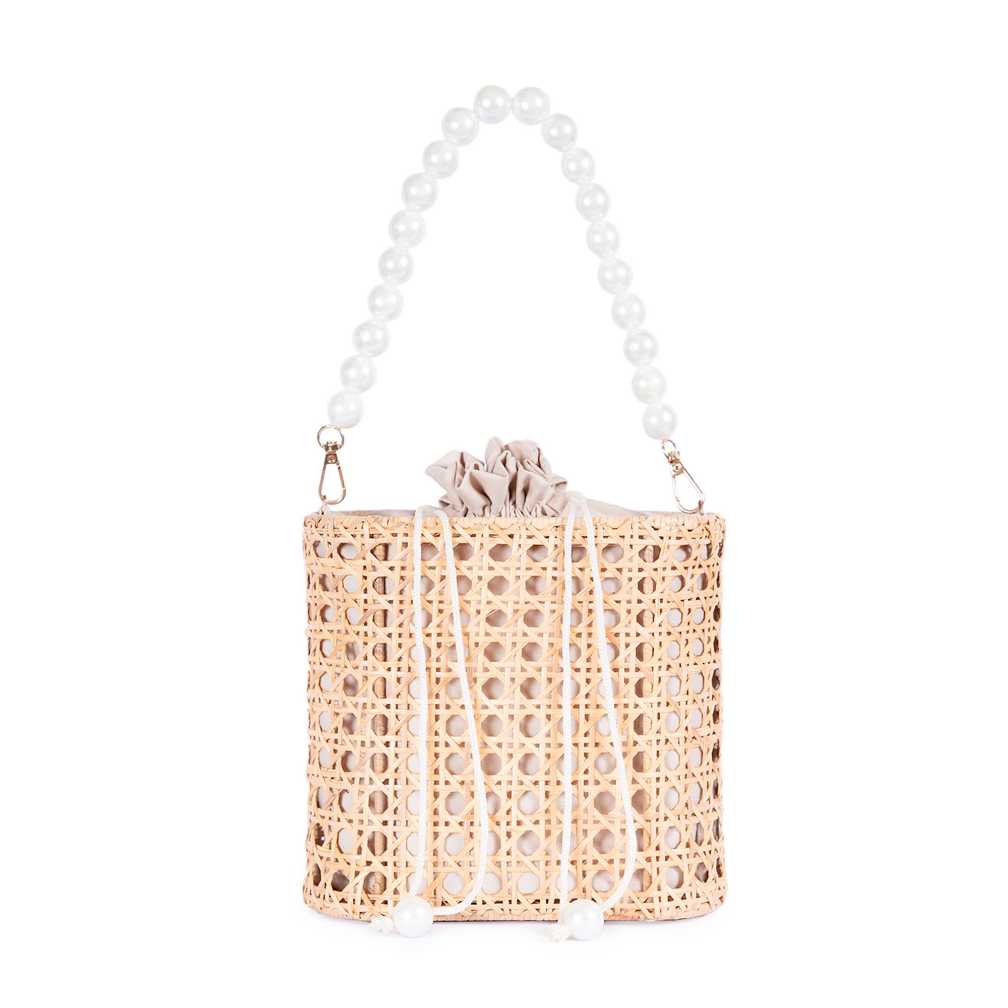 Jelavu Amalfi Wood Bead Handle Cane Satchel Bag, Main, color, 