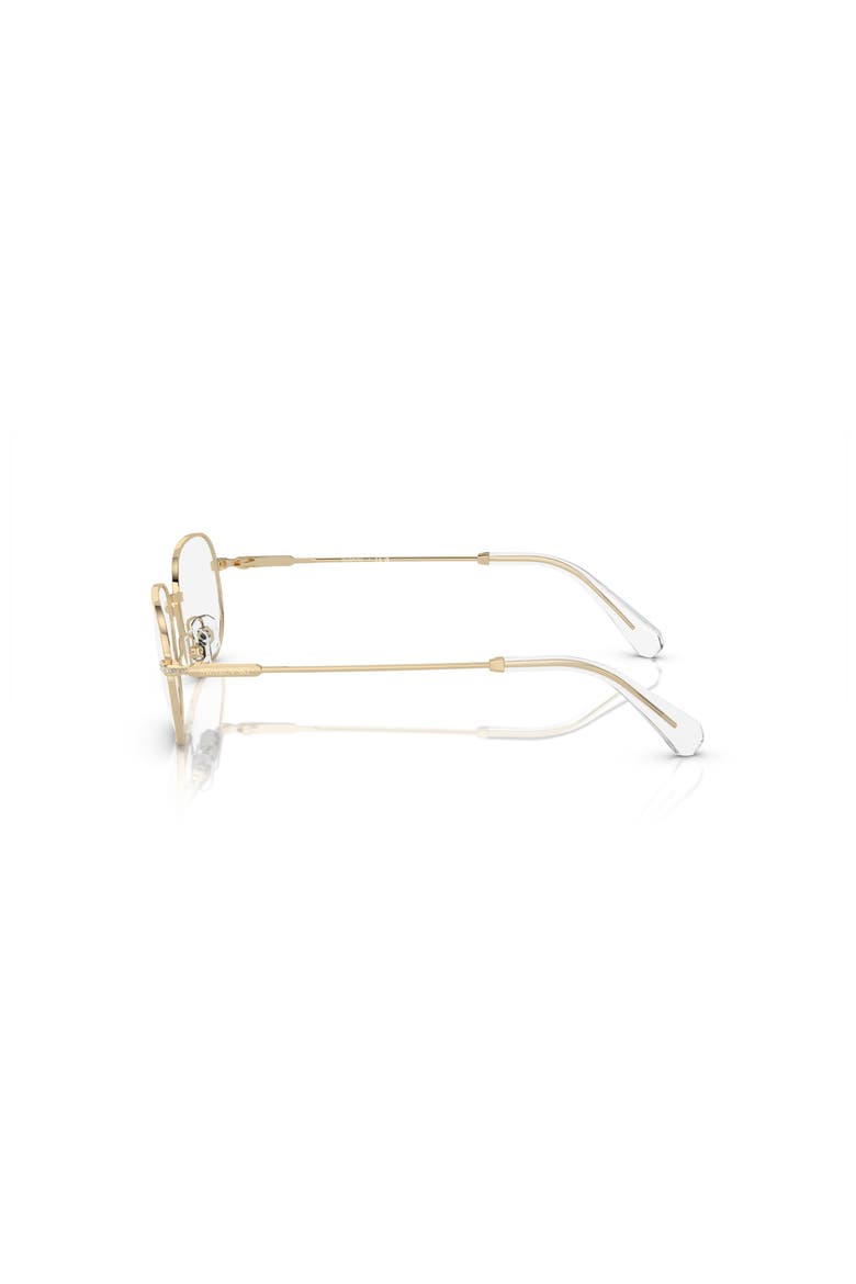 54mm Rectangle optical glasses, Alternate, color, Gold
