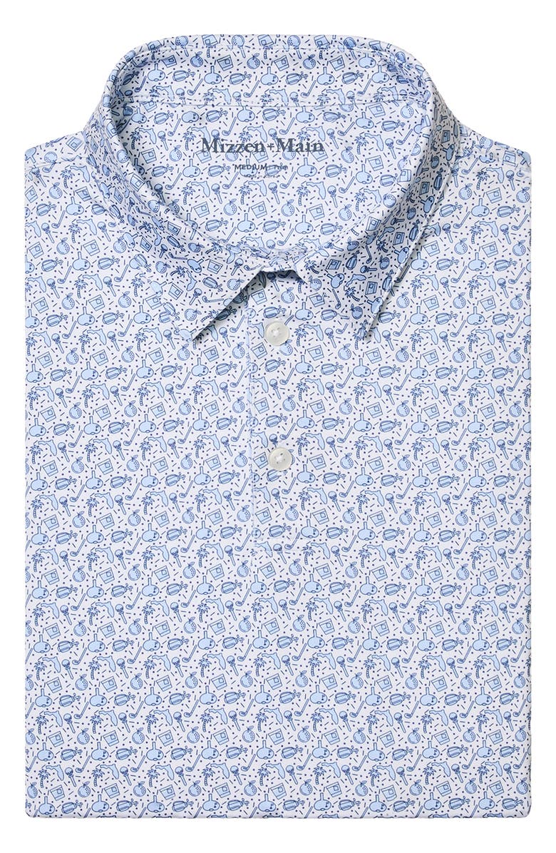 Mizzen+Main Versa Trim Fit Performance Golf Polo, Alternate, color,