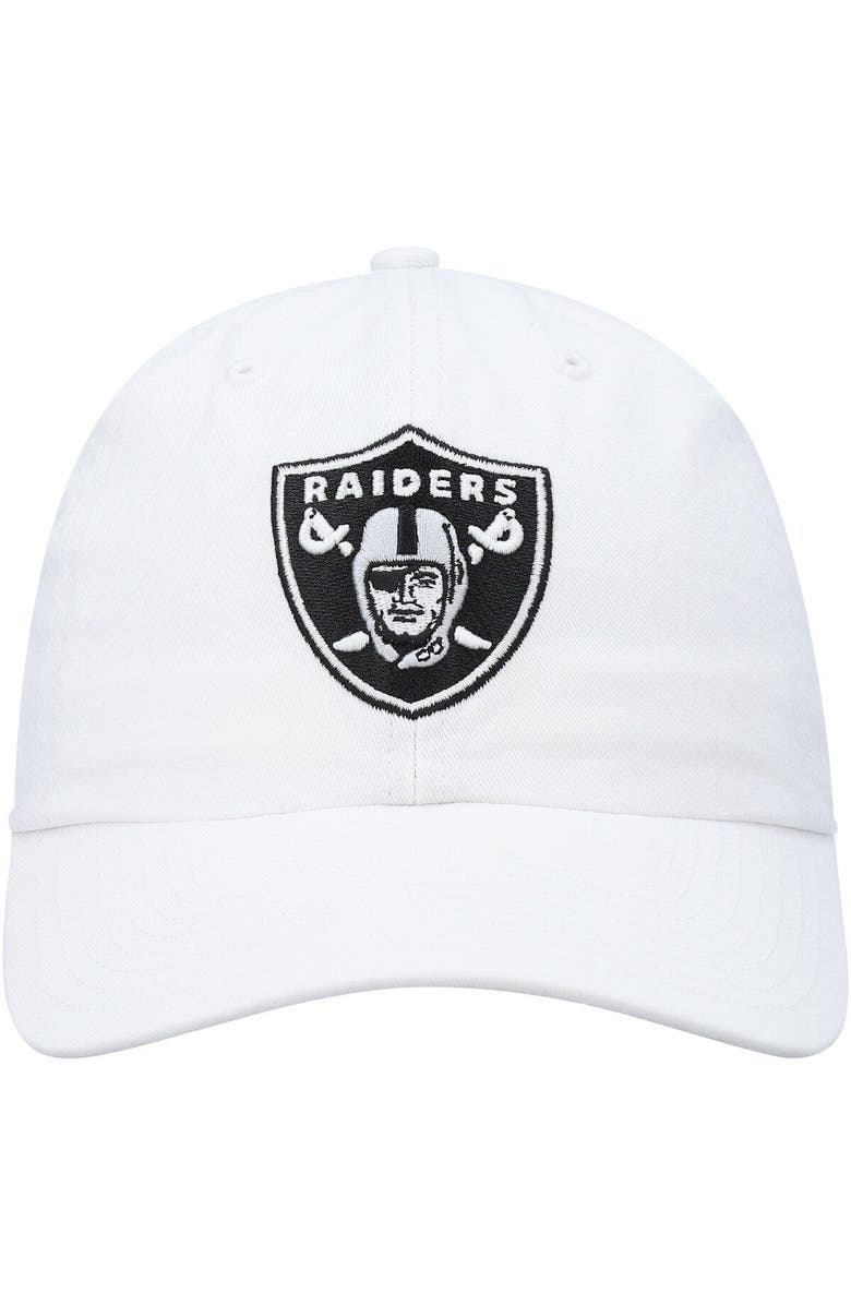 '47 Men's '47 White Las Vegas Raiders Clean Up Adjustable Hat, Alternate, color, White