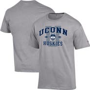 Champion Men's Champion Heather Gray UConn Huskies Varsity T-Shirt