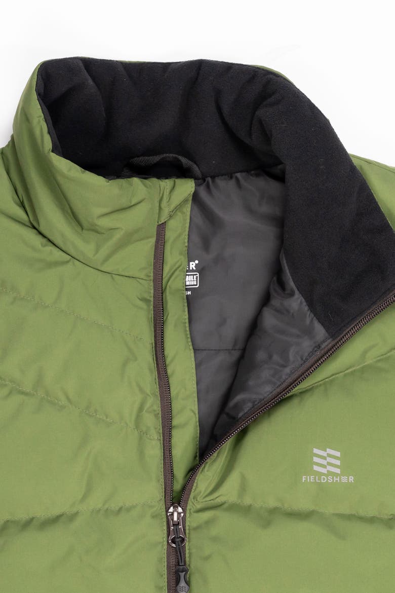 Men's Mobile Warming Crest Heated Vest, Alternate, color, Olive Green
