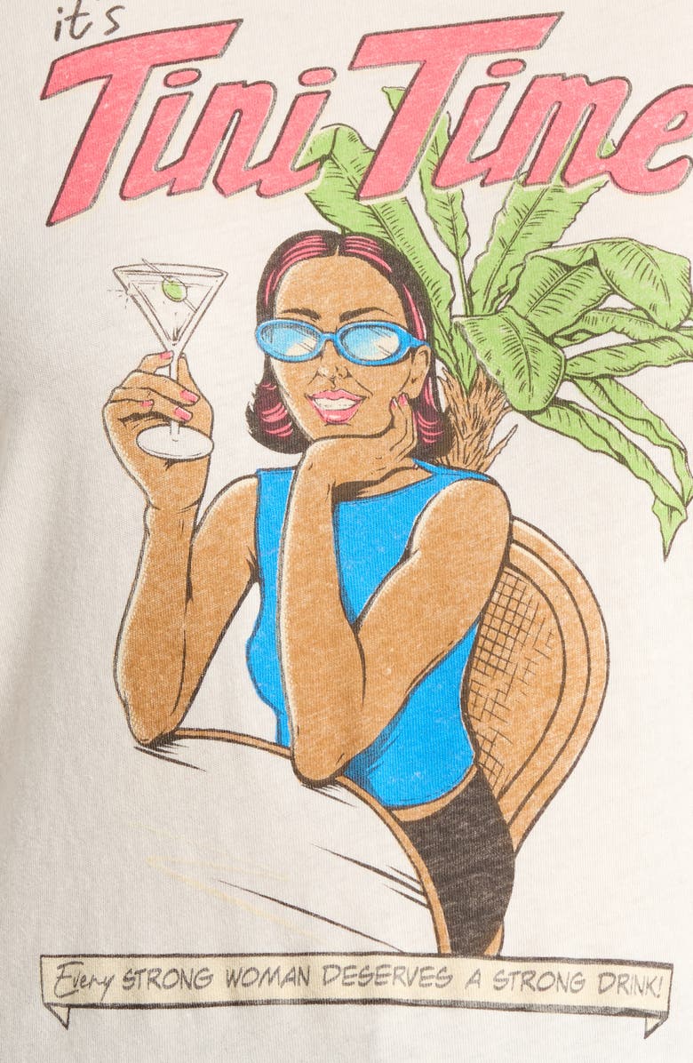 Re/Done Classic Tini Time Graphic T-Shirt, Alternate, color, Vintagewhite