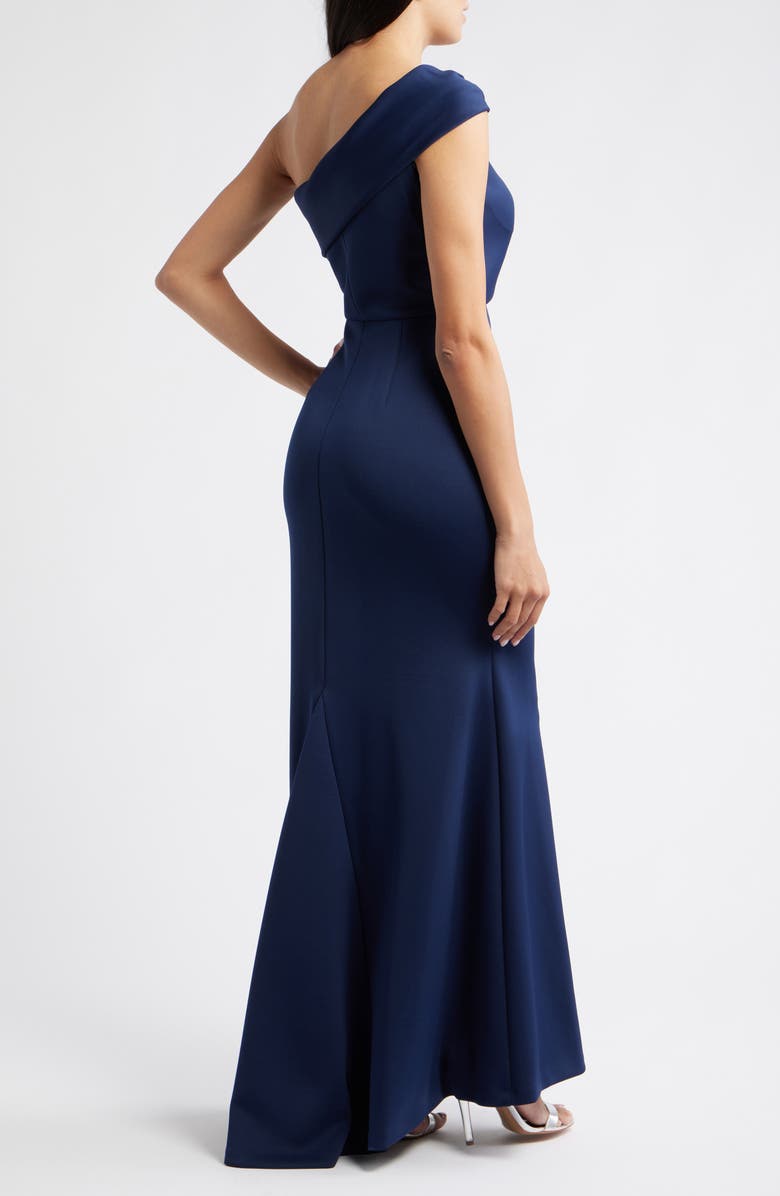 Off the Shoulder Fit & Flare Gown