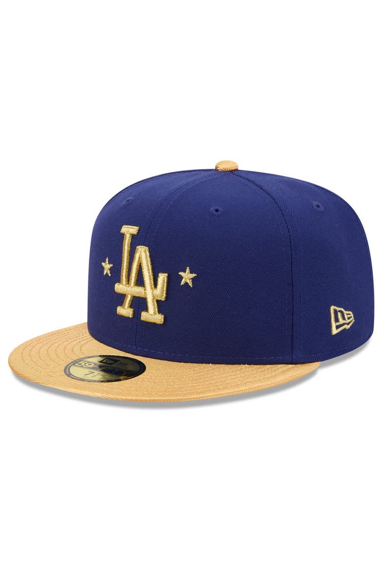 Men's New Era  Royal Los Angeles Dodgers 2026 Gold Collection 59FIFTY Fitted Hat, Alternate, color, Royal