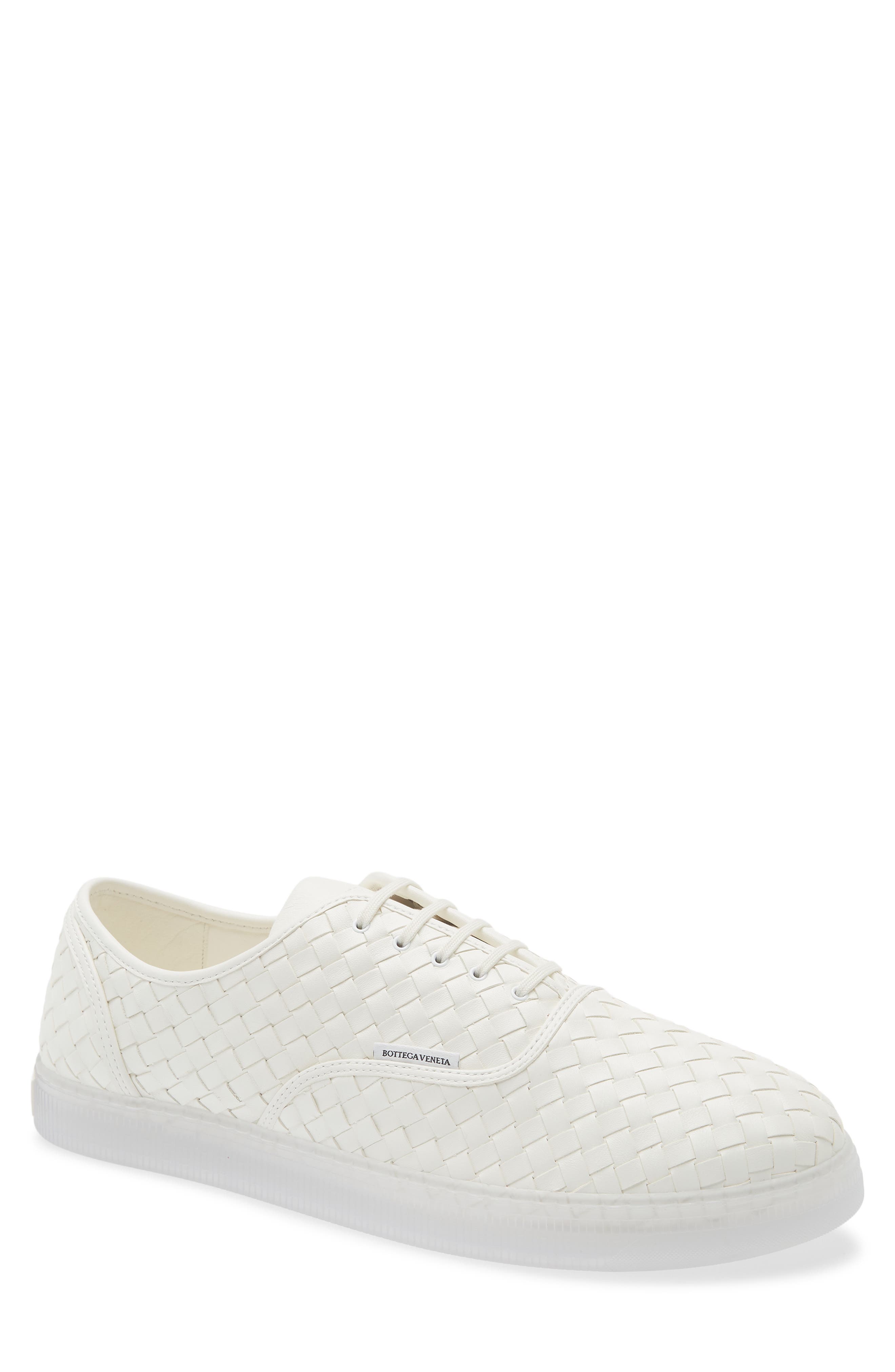 Bottega Veneta Serena Intrecciato Sneaker, Main, color, 9117 Alabaster