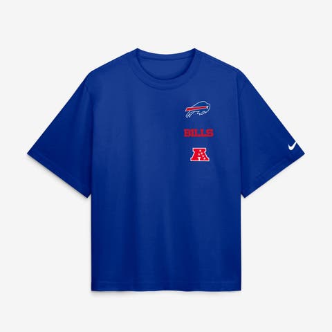 Women's Nike Royal Buffalo Bills Primetime Premium Essential Loose Fit Boxy T-Shirt
