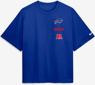 Nike Women's Nike Royal Buffalo Bills Primetime Premium Essential Loose Fit Boxy T-Shirt