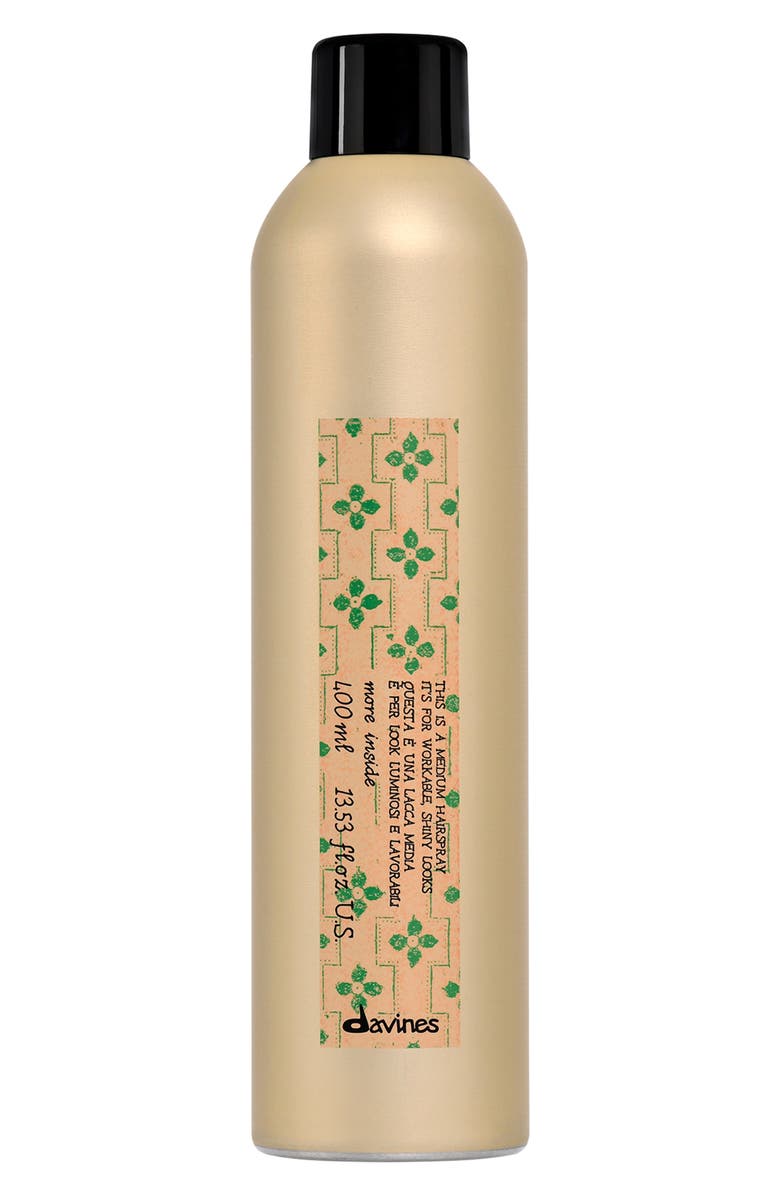 Davines Medium Hair Spray, Main, color, 