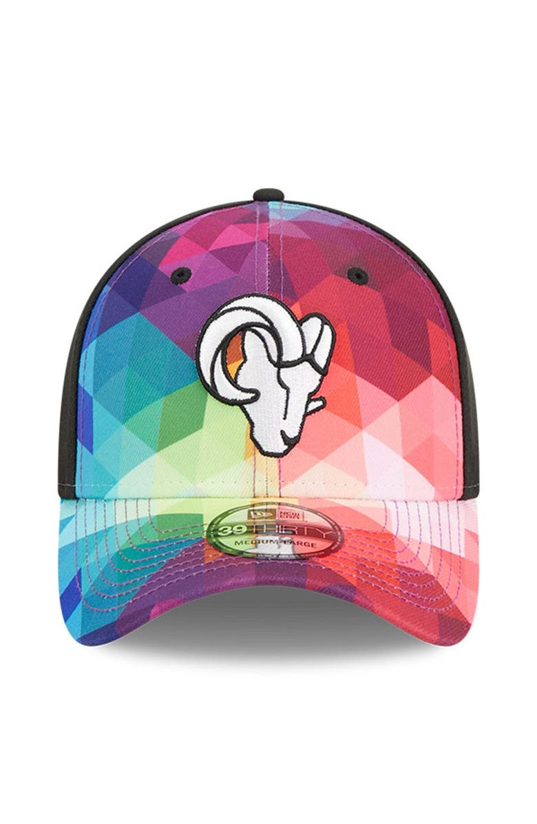 New Era Men's New Era Pink Los Angeles Rams 2023 NFL Crucial Catch 39THIRTY Flex Hat, Alternate, color, Pink