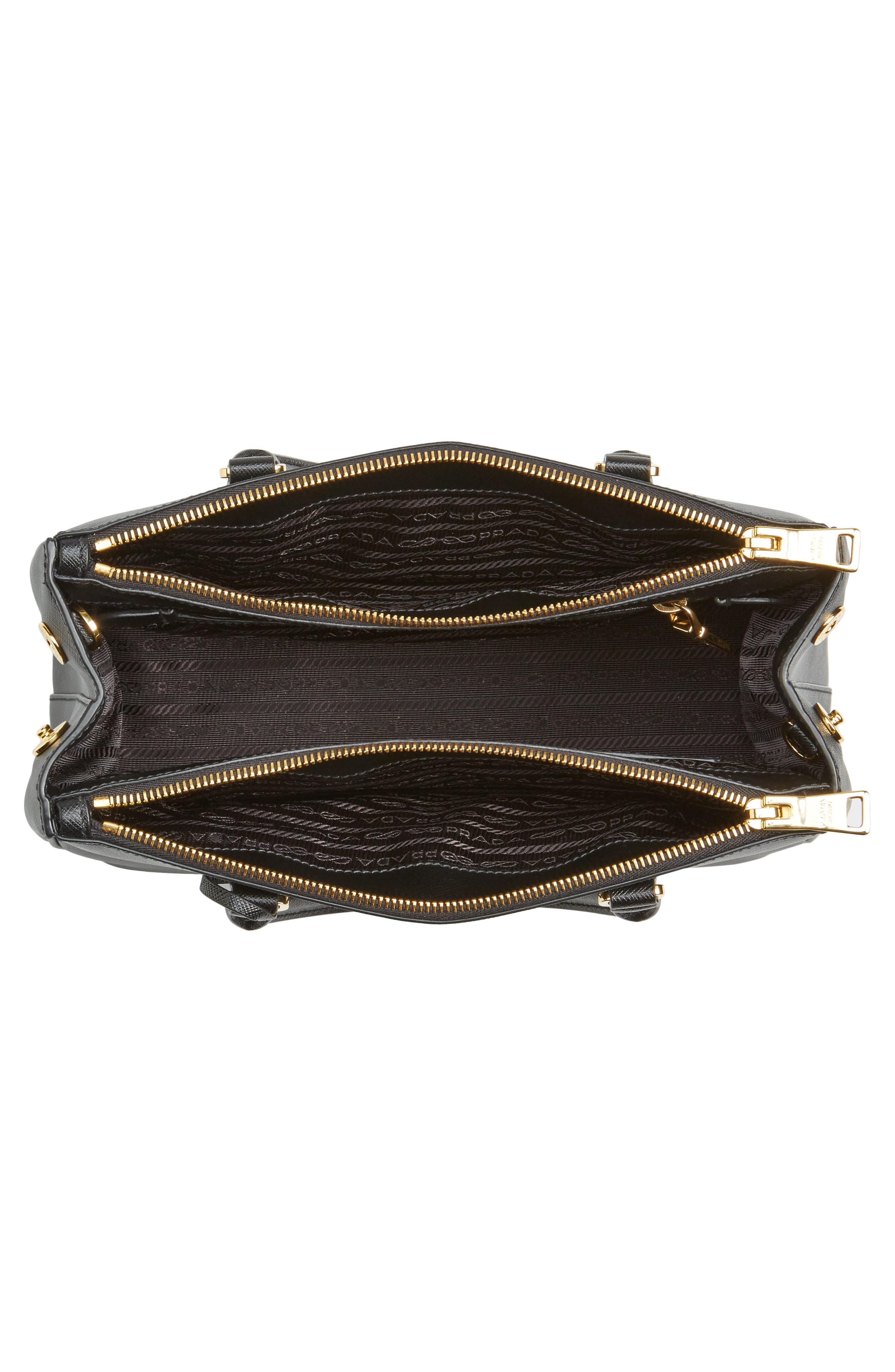 Prada Saffiano Lux Leather Satchel, Alternate, color, 