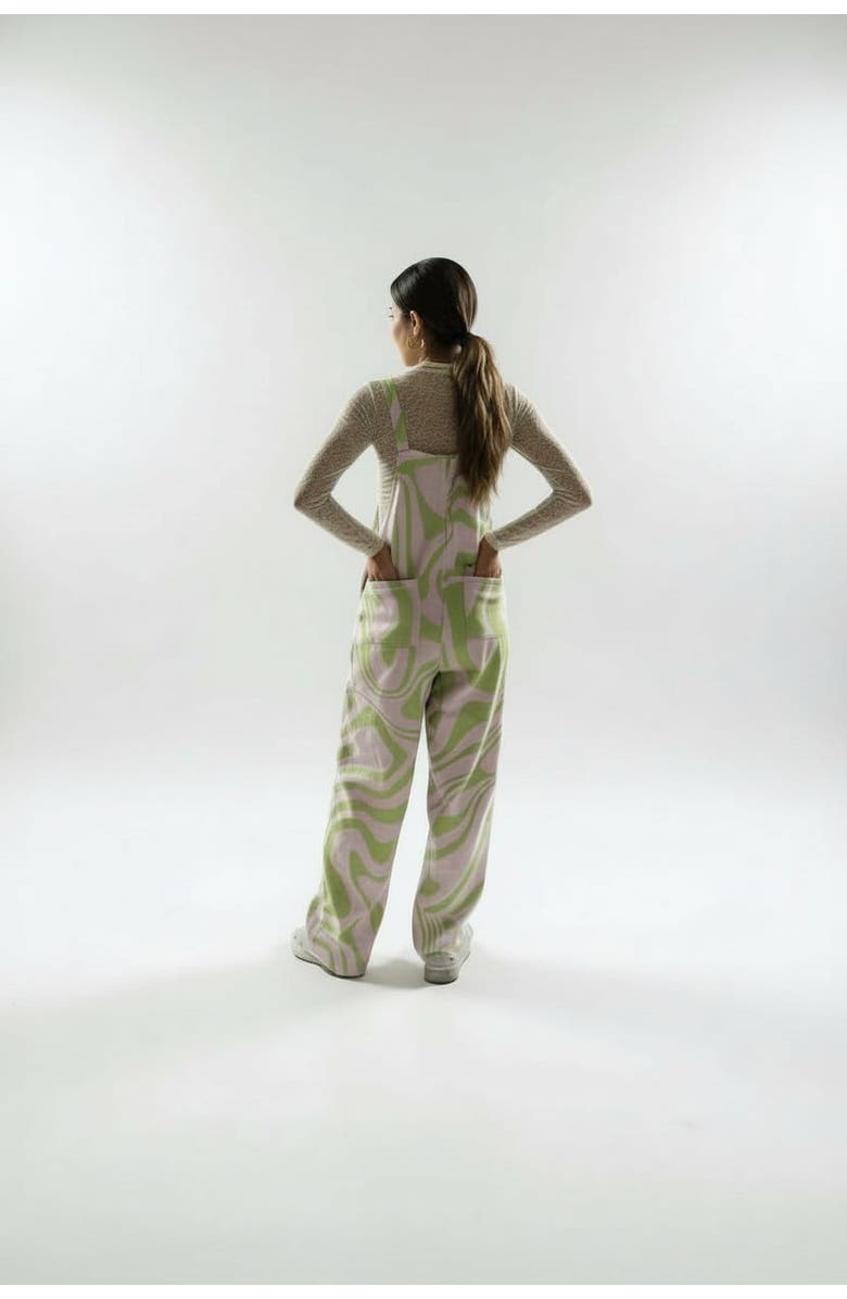 San Malo Doodle Mesh Top, Alternate, color, Green