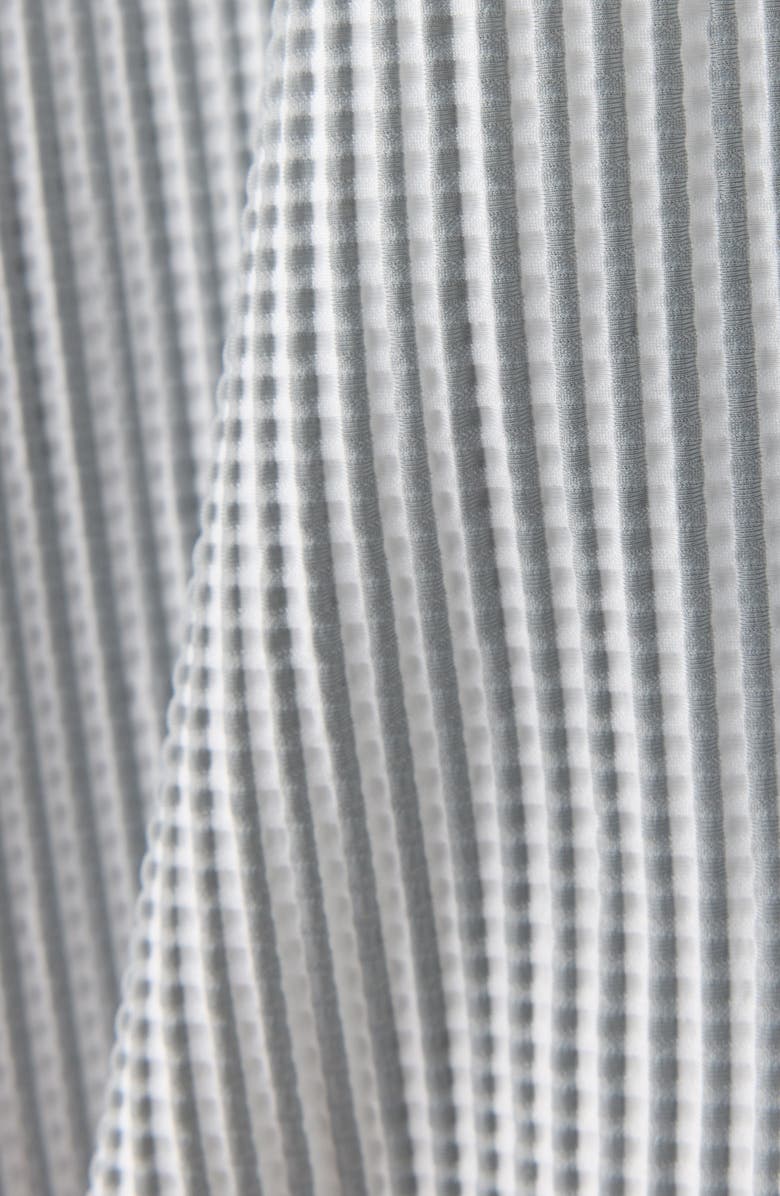 Rhone Commuter Stripe Seersucker Button-Up Shirt, Alternate, color, Stone Stripe