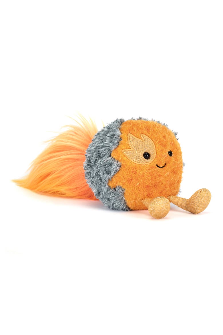 Amuseables Space Comet Plushie, Main, color, ORANGE MULTI