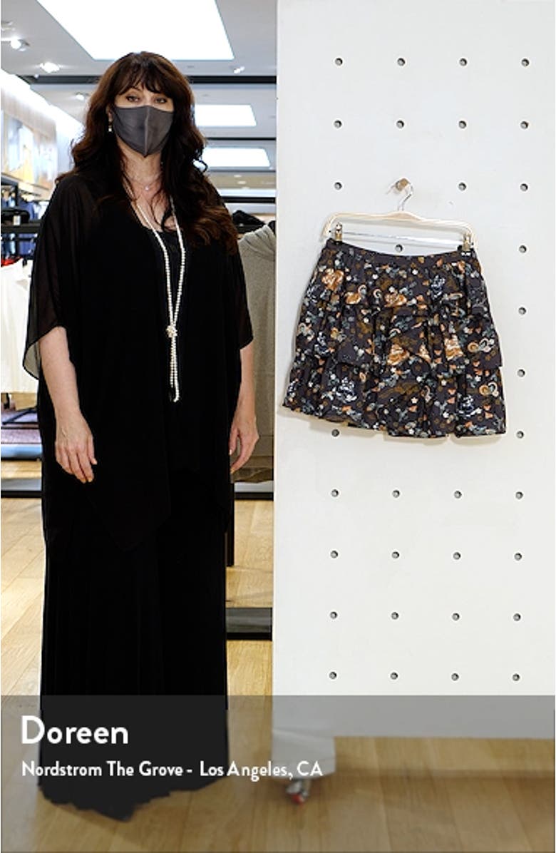 Alyssa Floral Tiered Skirt, sales video thumbnail