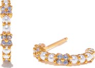 Girls Crew Orchid Hoop Earrings