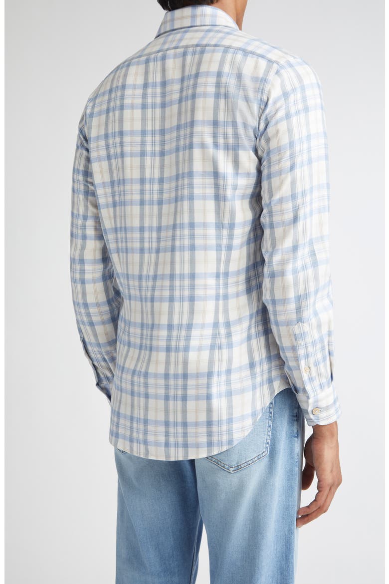 Plaid Button-Up Shirt, Alternate, color, 08 ZUCCHERO