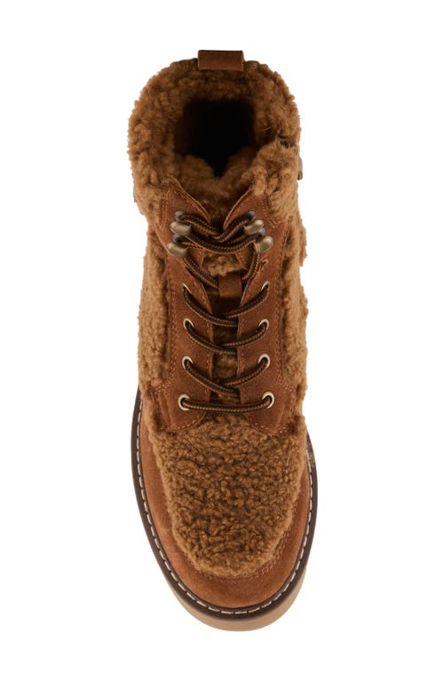Spring Step Namiko High Pile Fleece Boot In Brown
