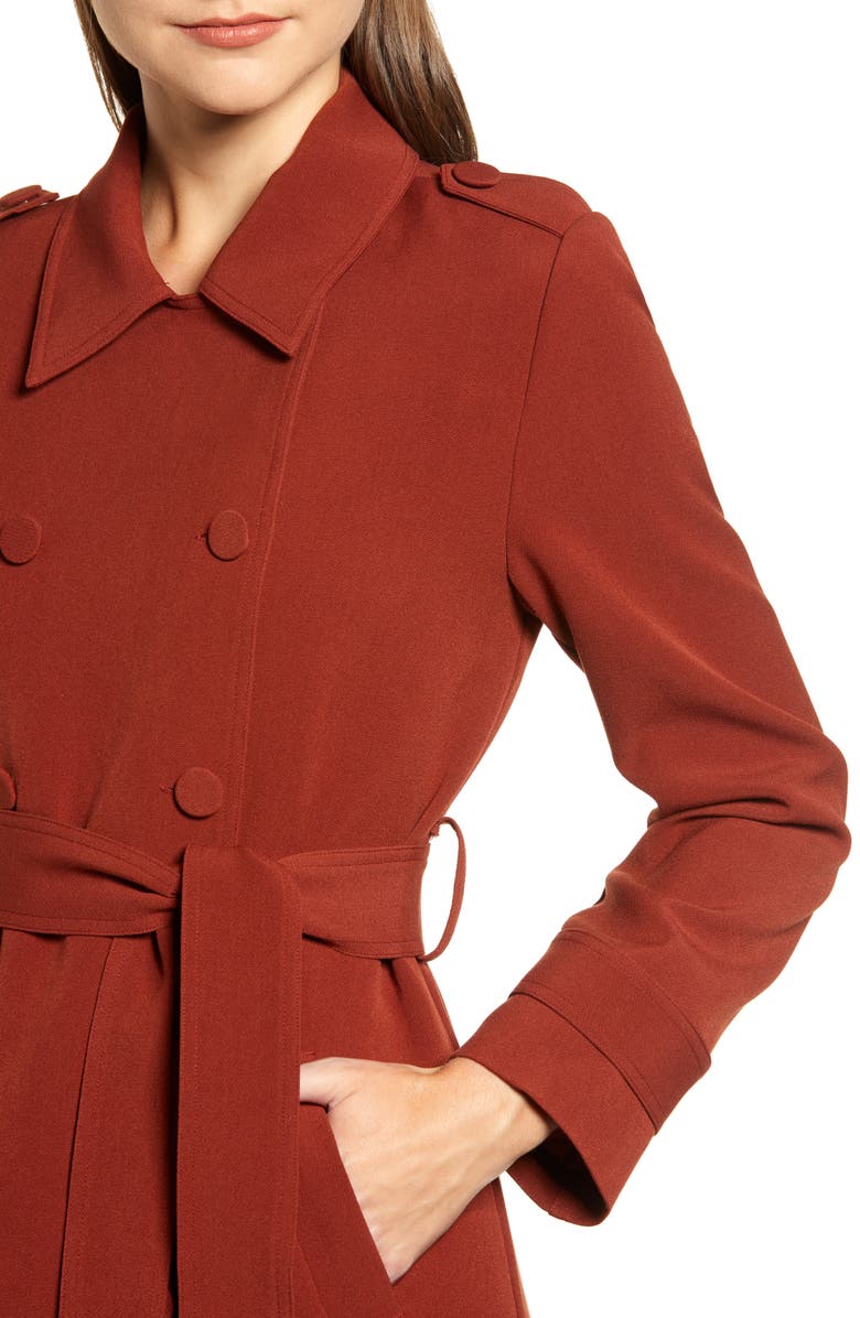 CHRISELLE LIM COLLECTION Chriselle Lim Chloe Trench Coat, Alternate, color, 