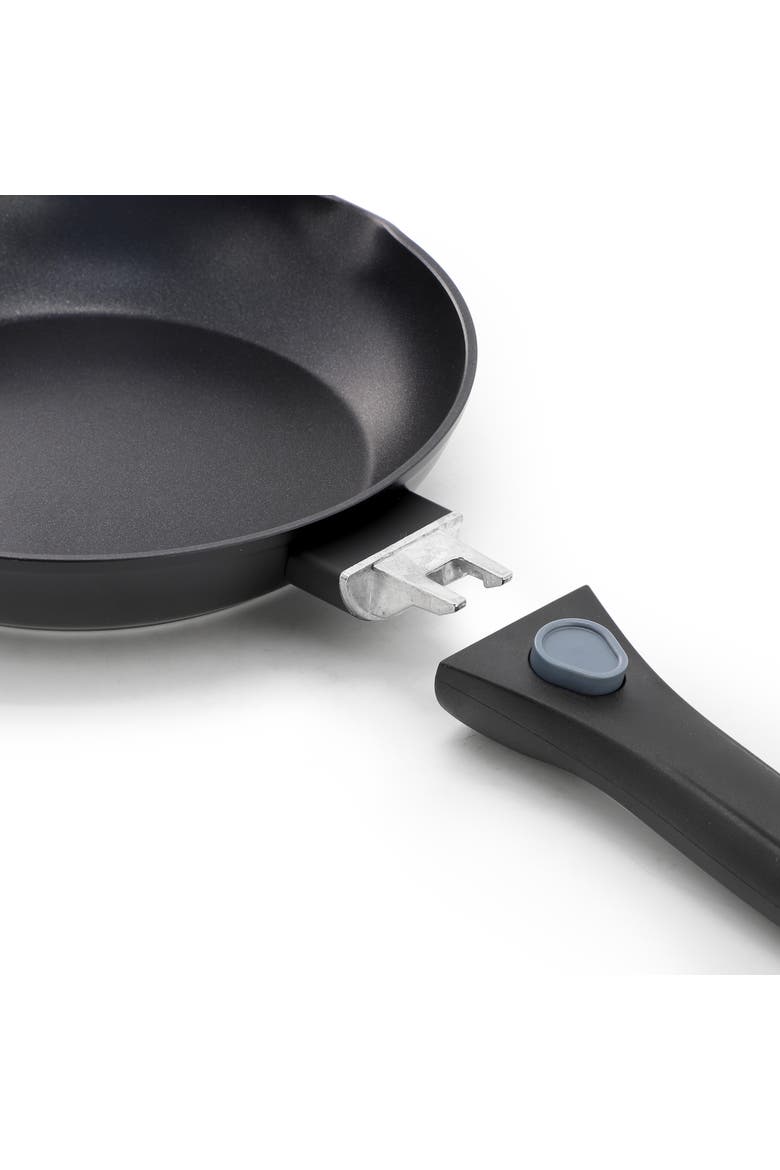 3 Piece Nonstick Aluminum Frying Pan Set in Black, Alternate, color, Black
