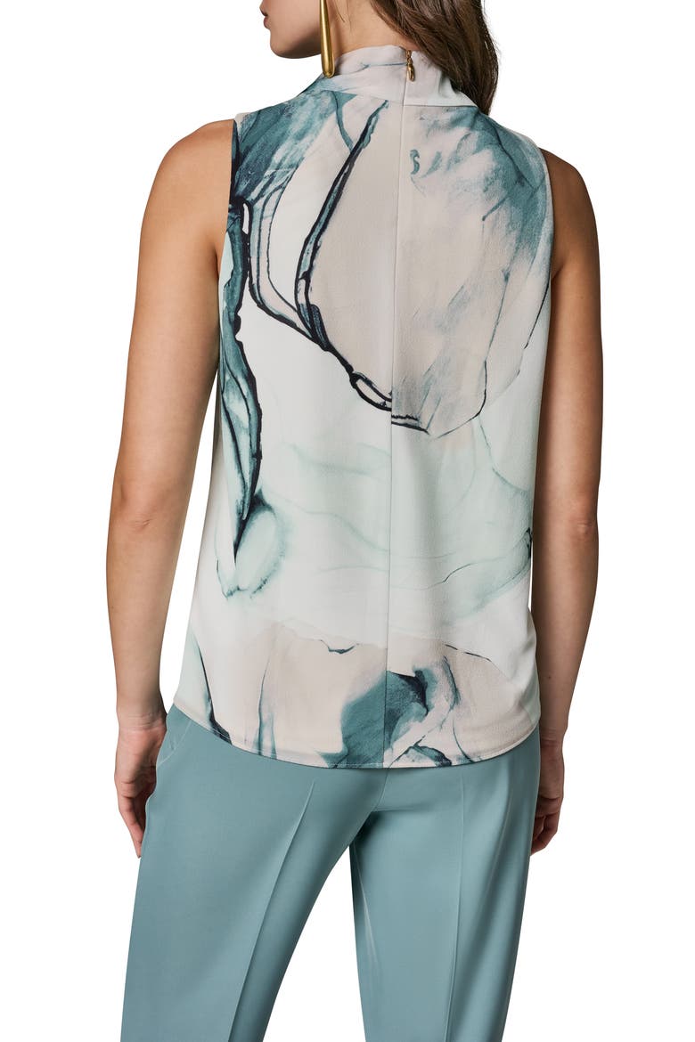 Abstract Print Drape Shoulder Tank, Alternate, color, SKYLIGHT MULTI