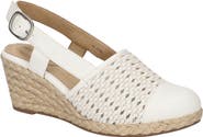 EASY STREET Taffy Slingback Espadrille Wedge Sandal