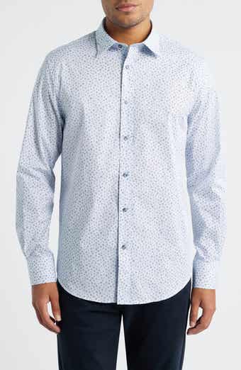 Bugatchi Julian Shaped Fit Button-Up Shirt