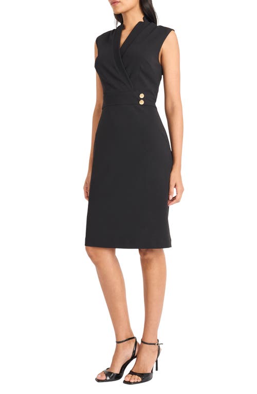 Maggy London Blazer Sheath Dress In Black