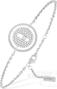 Messika Lucky Move Pavé Diamond Pendant Bracelet